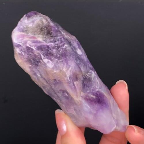 Natural Amethyst Crystal Mineral Specimen Healing Stones Gift Rough Ore Geography Teaching Dream Home Decor