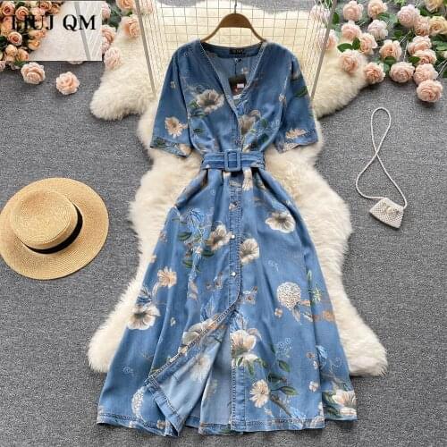 Tcmycxjk Fashion Denim Dresses