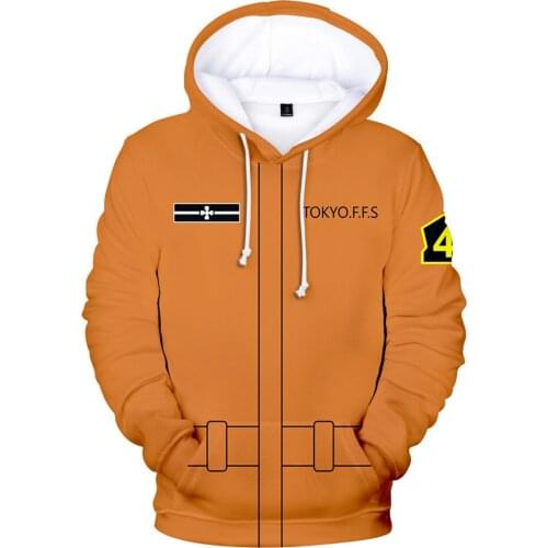 Classic New 3D Fire Force Hoodies Men/women Harajuku Cartoon Element Hoody Cool Casual Children Long Sleeve Sweatshirts Clothes