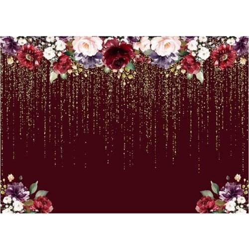 W1137 Photography Backdrop Flower Background Birthday Baby Shower Decor for Photo Studio