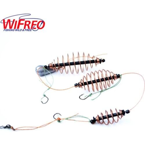 Wifreo 3PCS/lot 15G 20G 25G Capture Off Ability Garbed Fishing Hook Explosion String with Sinker