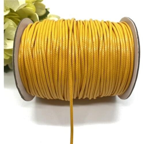 0.8/1.0/1.5/2.0mm Waxed Cotton Cord Waxed Thread Cord String Rope For Jewelry Making DIY Bracelet Necklace Accessories #12