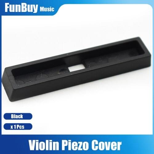 ABS Violin Fiddle EQ Pickup Piezo Cover High Quality ABS Guitar Pickup Maker Violin Parts Black