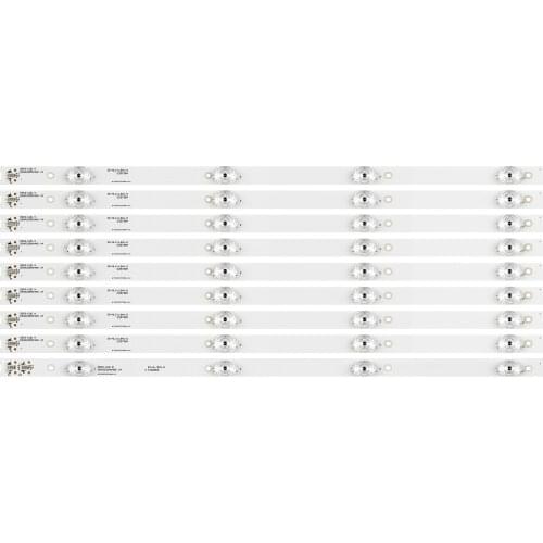 1 SET=9PCS LED backlight 4 lamps 4C-LB5504-HR17J 4C-LB5504-HR18J 55HR330M04B5 V4 for 55T1YP 55BC7600 55U6780C screen LVU550ND1L