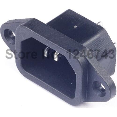 10PCS/LOT 3PAC Power Socket Socket Character of Rectangular Copper Tripod Large Power Socket