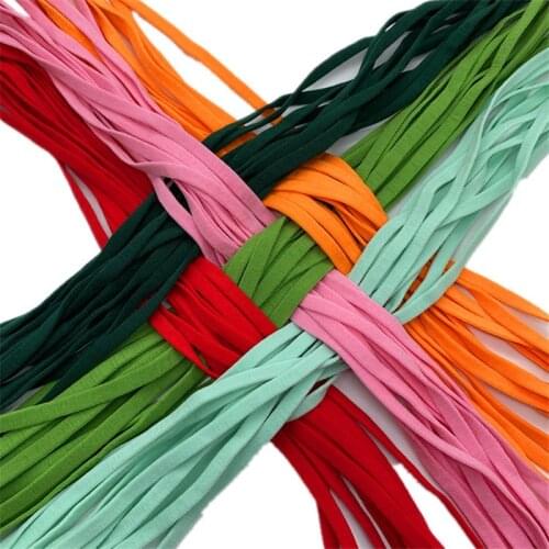 10Yards 3/5MM DIY Mask Elastic Rope Rubber Band Mask Oil Cord Mask Ear Hanging Rope Belt For DIY Protective Clothing Accessories