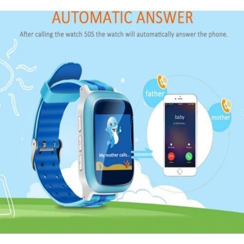 2019 Waterproof Kids GPS Security Tracker Smart Watch With SIM Card Slot SOS Kids