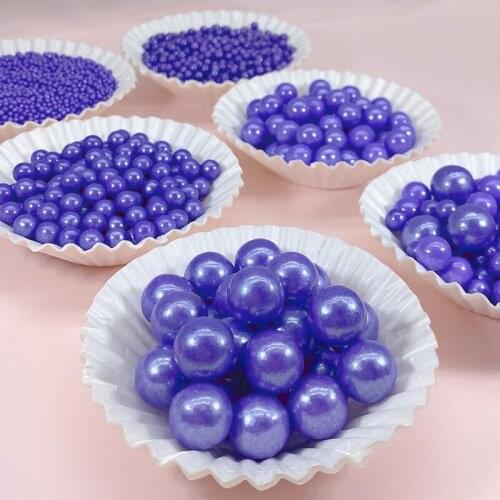 50gEdible Purple Beads Pearl Sugar Ball Fondant DIY Cake Baking Sprinkles Sugar Candy Ball Wedding Cake Decoration Free Shipping