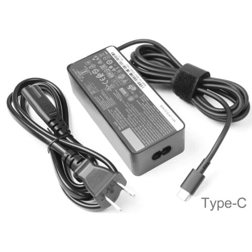 Huiyuan fit for 2 Prong 65w USB-c ac Adapter fit for Lenovo thinkpad Charger T480 T480s T490 T490s T495 T495s T580 T590 E480