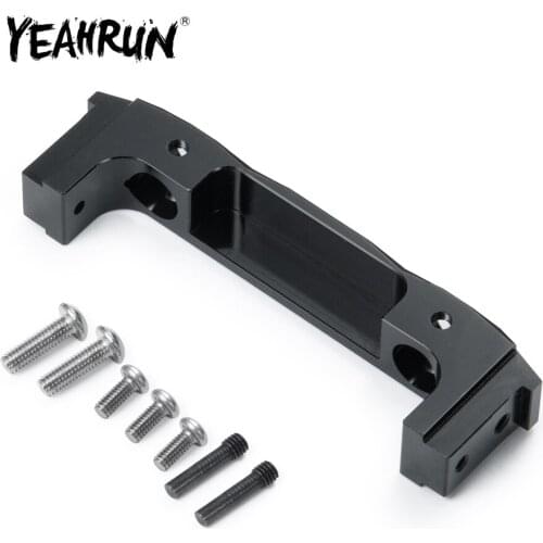 YEAHRUN Metal Rear Bumper Mount for 1/10 Axial SCX10 II 90046 RC Crawler Car Upgrade Parts
