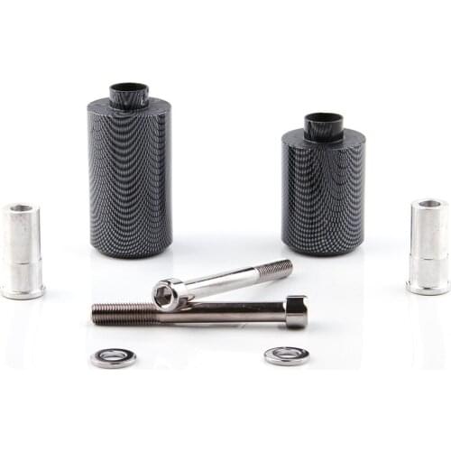 For 2004-2011 05 06 07 2008 2009 2010 Yamaha FZ6 Fazer / FZ6s Motorcycle bike No Cut Frame Slider Crash Protector Black / Carbon