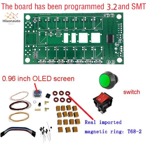 ATU-100 DIY Kits 1.8-50MHz Automatic Antenna Tuner by N7DDC With OLED ,Firmware Programmed and SMT, Chip Soldered