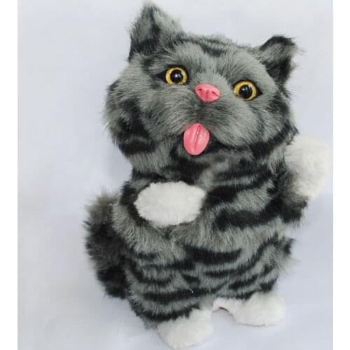 Free shipping lucky charm cartoon cat artificial crafts animal cat toy decoration cat figurine toy simulation cat toy