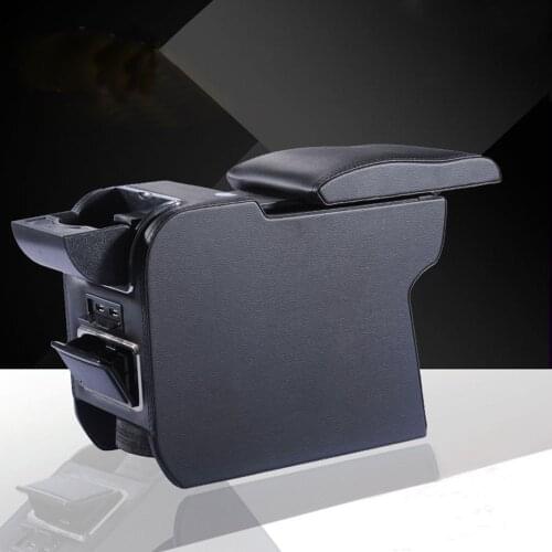 PU Leather Car Armrests Box Container Central Store Content Box For MINI Cooper One Countryman Clubman Car-styling Accessories