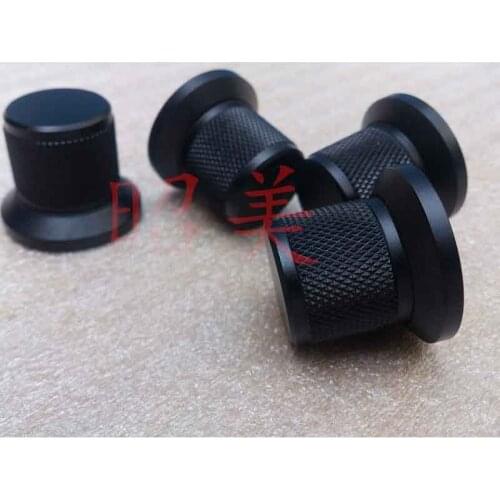 KYYSLB Diameter 30 Shank Diameter 22 High 25MM All Aluminum Alloy Amplifier Chassis Solid Volume Knob Audio Potentiometer Knob