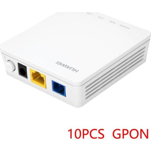 10pcs 100% Original New Onu GPON EPON Hua Wei Ont FTTH Fiberhome Onu mModem HG8310m HG8010H 1GE GPON EPON ONU ONT