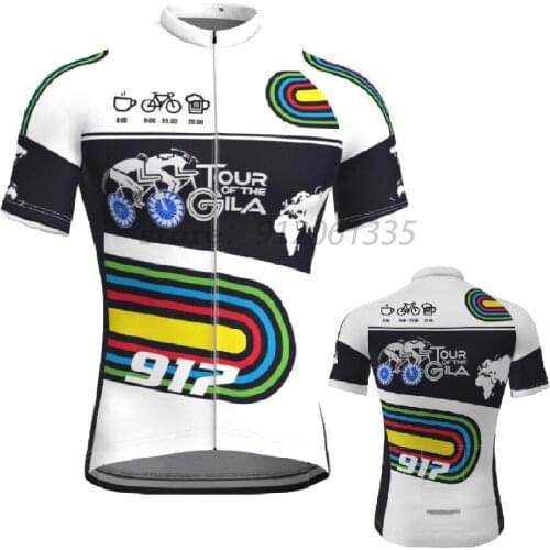 New Mens Short Sleeve Cycling Jersey Cycling White Bicycle Clothes Summer Cycling Top Bike Top MTB Road Wear