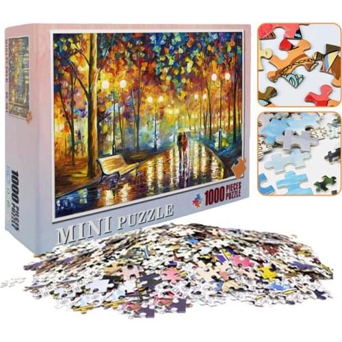 New jigsaw picture puzzles landscape 1000 pieces wooden Assembling puzzles toys for adults children kids games educational Toys