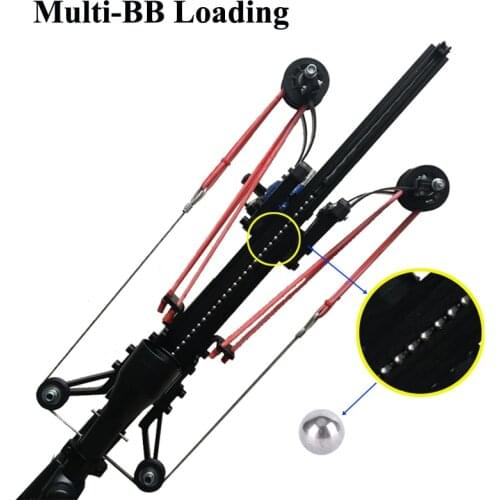 Fire Dragon G8 Semi Automatic Slingshot Hunting Fishing Crossbow Catapult Multifunction Steel Ball Arrow Continuous Shooting