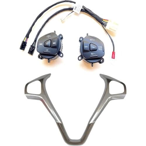 Blue Led Steering Wheel Cruise Control Switch Button For Ford Fiesta MK7 MK8 ST Ecosport 2013