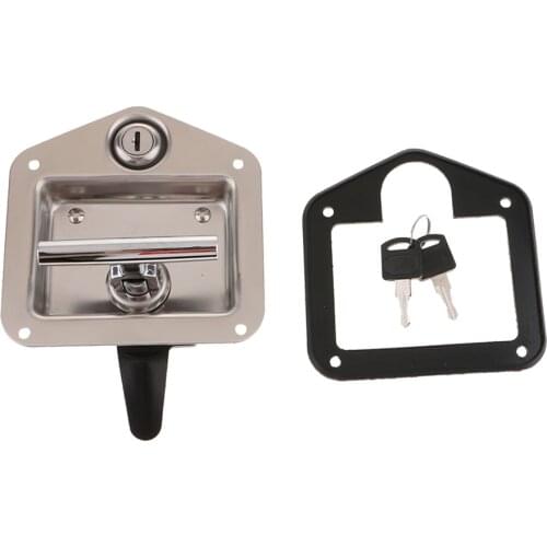 Folding T-Shape Handle Lock Tool Box Keys Kit For Truck RV Trailer Yacht Toolbox Electrical Cabinet Boat Accessories Marine