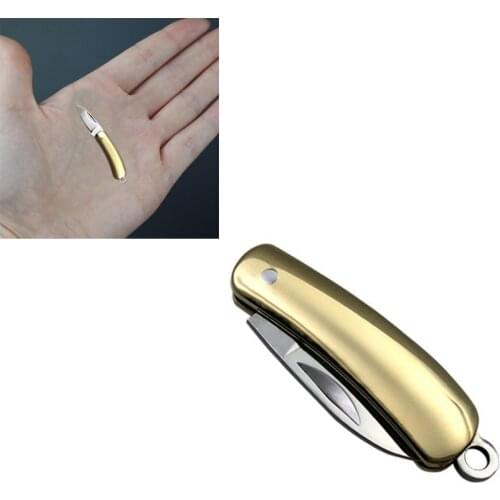 13 styles Folding Knife Keychain Fashion Car Key Chain for Women Trendy Bag Pendant Mini Blade Survive Outdoor kit gadget Knife