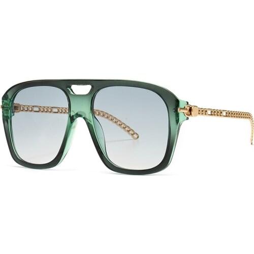 2021 New Overside Square Sunglasses Vintage Brand Designer Shades Big Frame Sun Glasses For Women Men Eyewear UV400