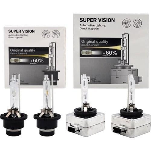 Super Vision 35W 55W D1S D2S D3S D4S HID Xenon Headlight Bulb 12V Car Light Xenon D1R D2R D1 D2 D3R D4R HID Lamps 4300K-10000K