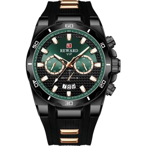 2021 New Sport Mens Quartz Watches Hot Luxury Brand Green Watch For Men Silicone Wristwatch Waterproof Clock Relogio Masculino