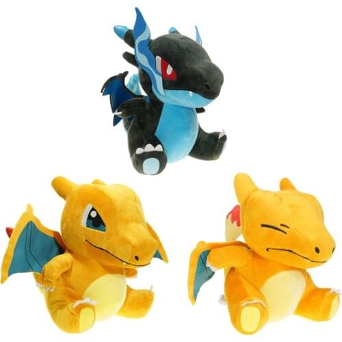 3Styles 18CM Q Version Of Mage Blue Charizard Doll XY Evolution Version Of Charizard Plush Toys Original Gift For Childrens Day