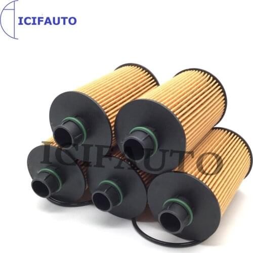 5 X For 11-19 Jeep Grand Cherokee 14-18 Ram 1500 3.0L Diesel Engine Oil Filter 68109834AA 68229402AA K68109834AA K68229402AA