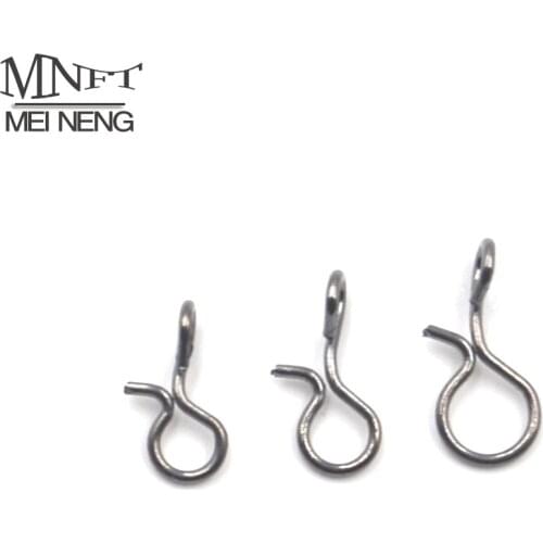 MNFT 500PCS High Carbon Steel Quick Change Snap for Fish Hook And Lures Fly Fishing Terminal Tackle