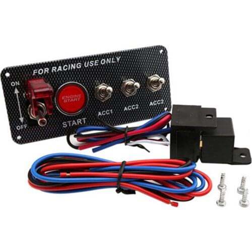 Car 12V Switch Ignition Engine Panel Switching Start Push Racing Car Button