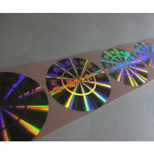 Free design ! secure genuine authenticity hologram sticker labels , void if removed