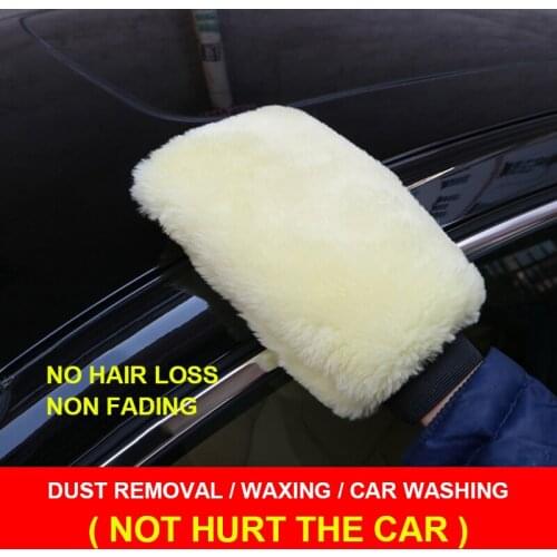 Household Gloves Plush Car Glass Cleaning Detailing Soft Wash Mitten Washing Glove Household Cleaning Tools
