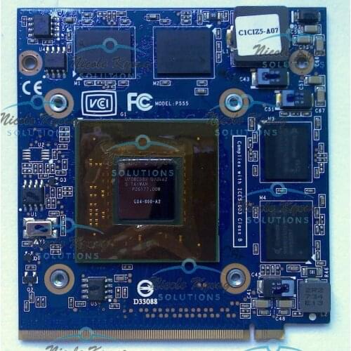 C90 C90s C90P P555 Geforce 8600M GT G84 600 A2 512MB MXM II VGA Card Video card