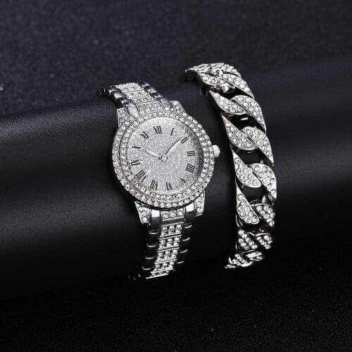 Luxury Brand Watch For Women Ladies Gold Watch Diamond Stainless Steel Quartz Female Watch Women Fashion Gift Clock Reloj Mujer