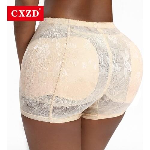 CXZD Hip Enhancer Butt Lifter Women Body Shaper Padded Panties Lace Push Up Bodysuit Shapers Tummy Control Panties Shapewear