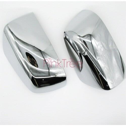 For ISUZU DMAX 2016 Chrome Side Door Mirror Cover Trim Frame Garnish Panel Kit Car Styling Accessorries