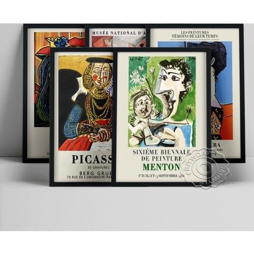 Famous Pablo Picasso Classic Poster, The Studio Retro Canvas Painting, The Weeping Woman Wall Picture, Home Room Decor Prints