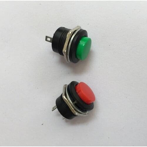 Supply button switch R13-507 button switch reset without locking copper pin hole by 15mm