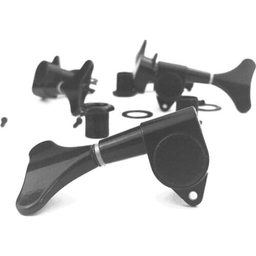 Guitar Sealed Tuners Tuning Pegs Machine Heads 2 Right 2 Left for 4 String Bass Guitar Sealed Tuners Tuning Pegs Machine Heads