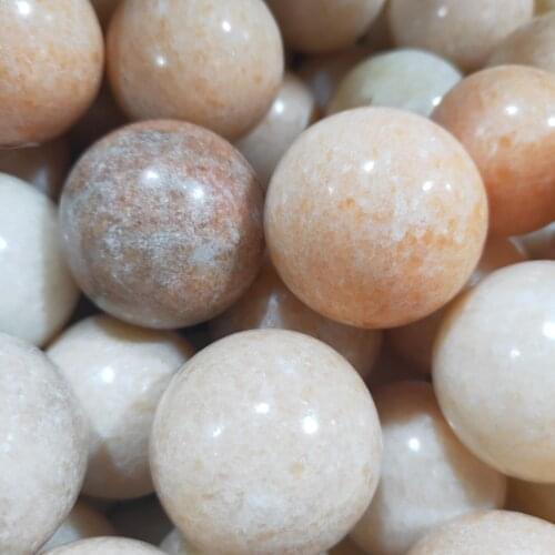 Round Gemstone Ball Mineral Natural Healing Crystals And Stones Sphere Wicca Chakra Massage Globe Trinket Decor