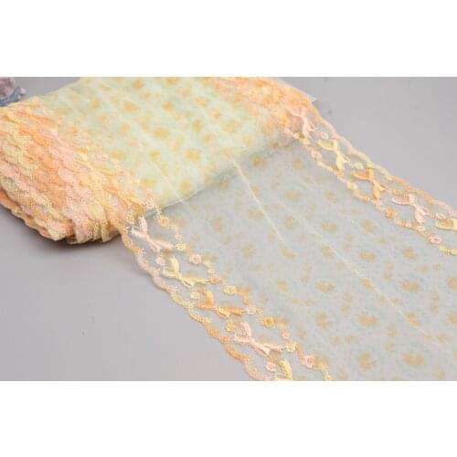 MLAEY 2Yard Exquisite Embroidered Flower Lace Trim High Quality Lace For Craft&Sewing Dress Clothing Accessories