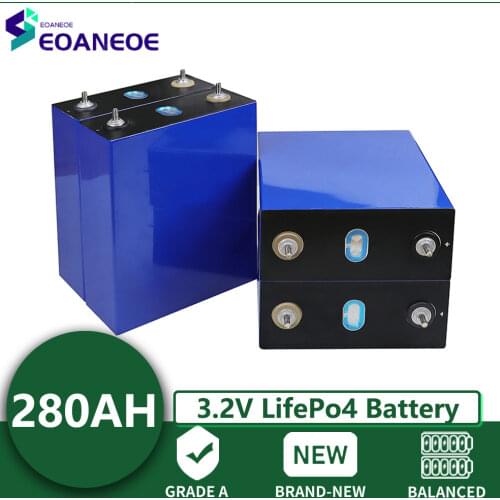 2021 new 3.2V 280Ah lifepo4 battery 12V 280AH rechargeable battery pack, used for electric scooter RV solar storage system, etc