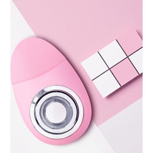 Multifunctional Multi-Speed Vibration Facial Cleansing Brush Micro-Electric Red Light Beauty Instrument OEM Infrared Massager