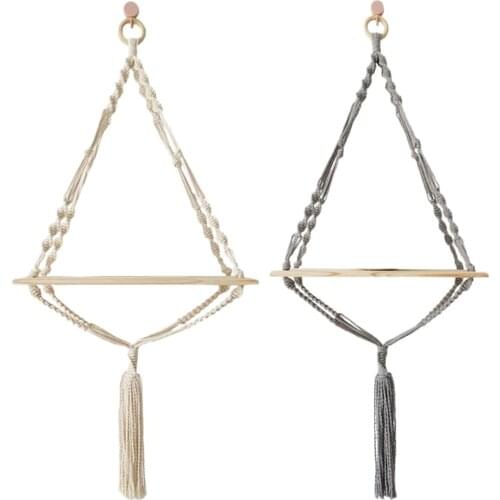 Macrame Hanging Planter Plants Hanger Basket Flower Pot Wedding Balcony