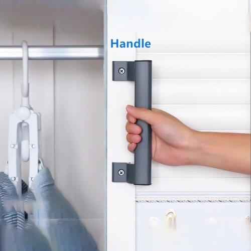 Balcony sliding door handle Aluminum Alloy Push and Pull Door handle plastic steel door and window handler