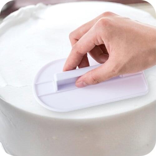 Color Random Silicone Cake Smoother Polisher Scraper Tools Cake Decorating Smoother Fondant Sugarcraft DIY Pastry Baking Tools