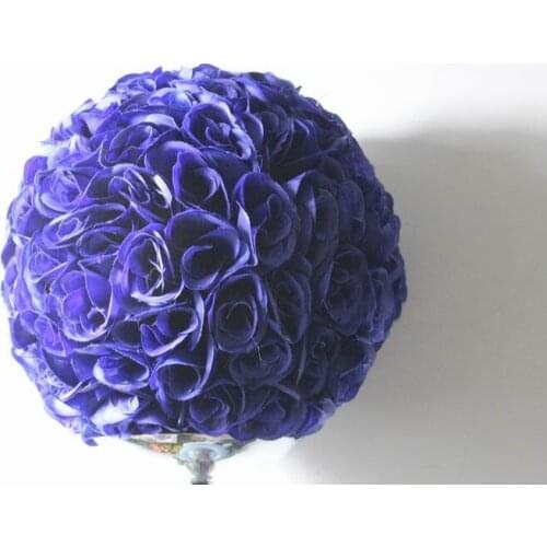 SPR SPR 25cm royal blue pomander wedding flower ball,kissing flower ball,celebration decoration flower